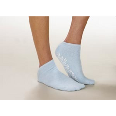 Alba Healthcare Slipper Socks Care-Steps® X-Large Gray Ankle High - M-962572-846 - Case of 48