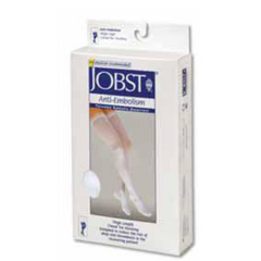 BSN Medical Anti-embolism Stocking JOBST® Thigh High 2X-Large / Long White Inspection Toe - M-549732-2829 - Box of 6
