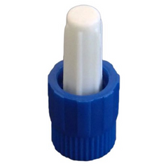 Molded Products CAP, LUER STR MALE BLU (100/BG) - M-1125737-3104 - Bag of 100