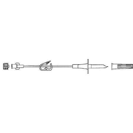 Advanced Medical Systems Extension Set Vygon 4 Inch Tubing Without Ports 0.5 mL Priming Volume DEHP-Free - M-729588-3329 - Case of 50 - Axiom Medical Supplies