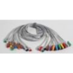 GE Healthcare ECG Leadwire Base 10 Grabber AHA For use with ECG monitors - M-1123480-2156 | Each