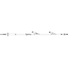 ICU Medical Primary Administration Set 15 Drops / mL Drip Rate 110 Inch Tubing 2 Ports - M-729343-2052 - Case of 50