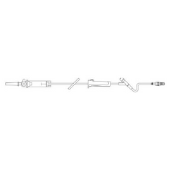 Baxter Primary Administration Set Duo-Vent 10 Drops / mL Drip Rate 103 Inch Tubing 1 Port - M-510215-1396 - Case of 48