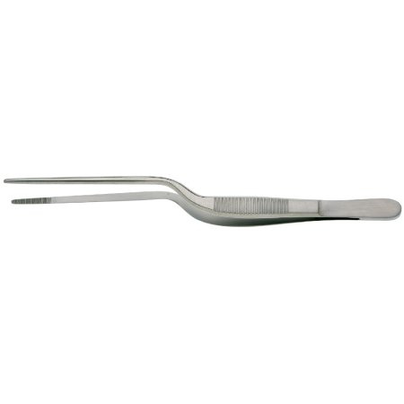 BR Surgical Dressing Forceps BR Surgical Lucae 5-1/2 Inch Length Surgical Grade Stainless Steel NonSterile NonLocking Bayonet Handle Straight Serrated Tips - M-731047-2972 - Each