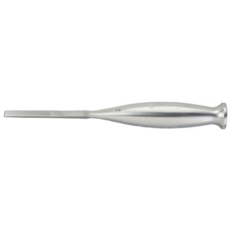 Miltex Osteotome Miltex® Smith-Petersen 3/8 Inch Width Straight Blade OR Grade German Stainless Steel NonSterile 8 Inch Length - M-1003710-3128 - Each