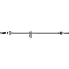 Advanced Medical Systems Extension Set Smartsite* 14 Inch Tubing 1 Port 0.38 mL Priming Volume DEHP-Free - M-548821-2890 - Case of 100 - Axiom Medical Supplies