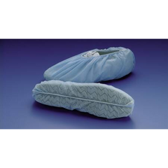 Busse Hospital Disposables Shoe Cover Sur-Step One Size Fits Most Shoe High Nonskid Sole Blue NonSterile - M-148488-721 - Case of 150