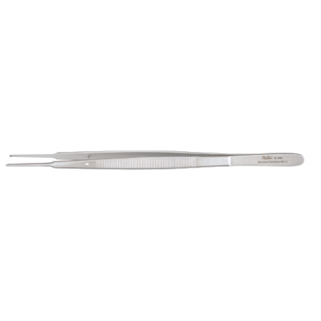 Miltex Tissue Forceps Miltex® Gerald 7 Inch Length OR Grade German Stainless Steel NonSterile NonLocking Thumb Handle Straight 1 X 2 Teeth - M-495590-1328 - Each