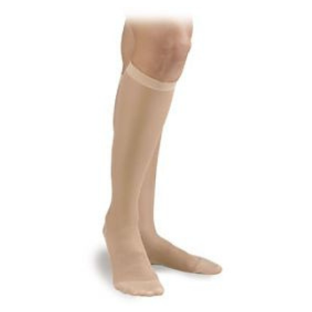 BSN Medical Compression Socks JOBST Activa Sheer Therapy Knee High Size B Black Closed Toe - M-824145-2991 | Pair
