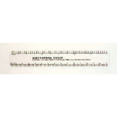 Ward's Science Ruler Wards® Plastic 6 Inch - M-956350-4773 - Each