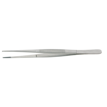 BR Surgical Tissue Forceps BR Surgical Potts-Smith 10 Inch Length Surgical Grade Stainless Steel NonSterile NonLocking Thumb Handle Straight 1 X 2 Teeth - M-724544-3419 - Each