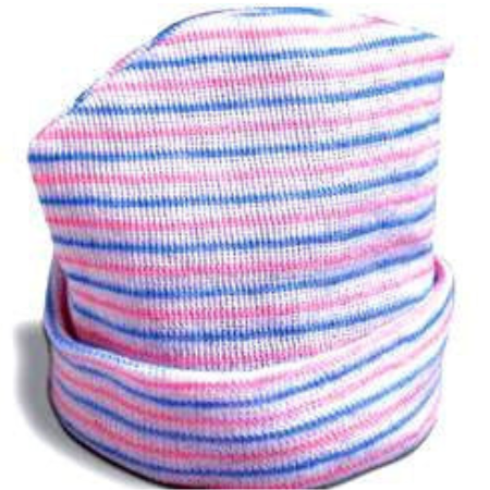 Cardinal Infant Hat Argyle™ Pink / Blue Stripes Infant - M-1145281-1497 - CT/50