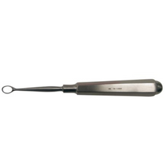 BR Surgical Dermal Curette BR Surgical Piffard 6-1/4 Inch Length Single-ended Hexagonal Handle Size 5, 10 mm Tip Straight Fenestrated Oval Tip - M-735513-2982 - Each