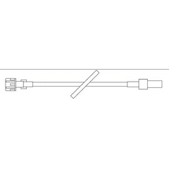 Baxter Extension Set 60 Inch Tubing 1.4 mL Priming Volume DEHP - M-365400-2568 - Case of 60