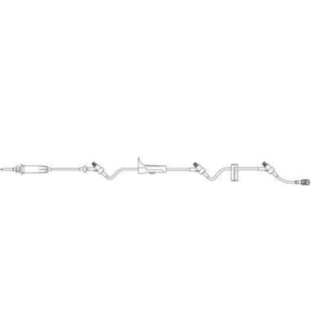 B. Braun Primary Administration Set Caresite® 15 Drops / mL Drip Rate 112 Inch Tubing 3 Ports - M-795984-1519 - Case of 50
