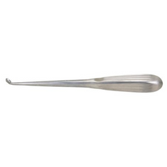 Miltex Bone Curette Miltex® Spratt 9 Inch Length Single-ended Hollow Handle with Grooves Size 000 Tip Angled Oval Cup Tip - M-719983-1846 - Each