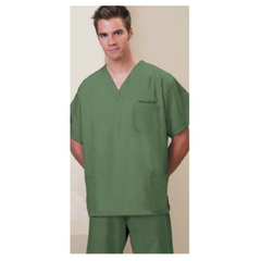 Fashion Seal Uniforms Scrub Shirt X-Large Ceil Blue 3 Pockets Short Set-In Sleeve Unisex - M-538535-1676 | Each