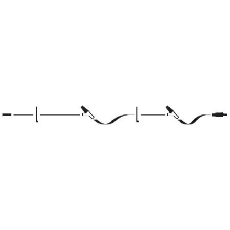 ICU Medical Extension Set Lifeshield® Twin-Site® 32 Inch Tubing 2 Ports 5.3 mL Priming Volume NonDEHP, 0.100 ID Tubing - M-534327-2712 - Case of 48