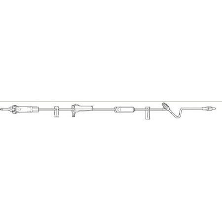 Baxter Primary Administration Set Clearlink™ 10 Drops / mL Drip Rate 102 Inch Tubing 1 Port - M-459579-2405 - Case of 48