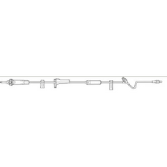 Baxter Primary Administration Set Clearlink™ 10 Drops / mL Drip Rate 102 Inch Tubing 1 Port - M-459579-2405 - Case of 48