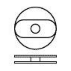 J & J Healthcare Systems Inguinal Hernia Repair Mesh Device Prolene Hernia System Nonabsorbable Polypropylene Monofilament 4 Inch Diameter Large Style Undyed Sterile - M-381697-3905 - Box of 6