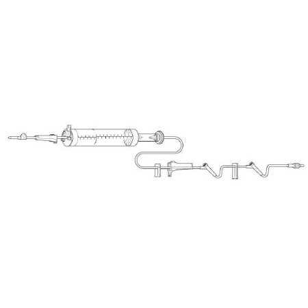 Baxter Primary Administration Set Interlink® 60 Drops / mL Drip Rate 105 Inch Tubing 2 Ports - M-278789-2240 - Case of 48