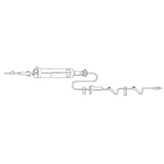 Baxter Primary Administration Set Interlink® 60 Drops / mL Drip Rate 105 Inch Tubing 2 Ports - M-278789-2240 - Case of 48