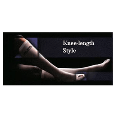 Alba Healthcare Anti-embolism Stocking Lifespan® Knee High Large / Regular White Inspection Toe - M-404036-2623 - Pair - Axiom Medical Supplies