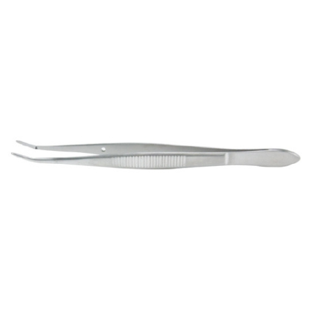 Miltex Cilia Forceps Miltex® Barraquer 4-1/2 Inch Length OR Grade German Stainless Steel NonSterile NonLocking Thumb Handle Straight Smooth Tip - M-498826-3658 - Each