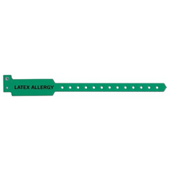 Precision Dynamics Identification Wristband Sentry® Superband® Alert Bands® Alert Band Permanent Snap Latex Allergy - M-700795-2736 - Box of 500