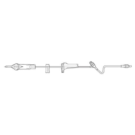 Baxter Primary Administration Set Clearlink™ 60 Drops / mL Drip Rate 76 Inch Tubing 1 Port - M-458914-4248 - Case of 48