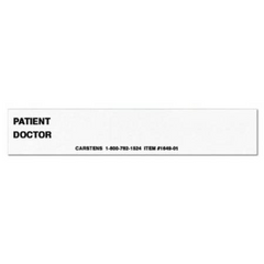 Carstens Identification Card Medsav Solutions® - M-329655-4891 - Pack of 100