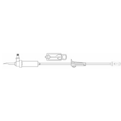 ICU Medical Primary Administration Set 20 Drops / mL Drip Rate 30 Inch Tubing - M-566383-4348 - Case of 50