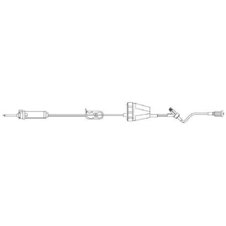 B. Braun Regulator Set Rate Flow® 20 Drops/ mL Drip Rate 87 Inch Tubing 1 Port - M-646810-3763 - Case of 50