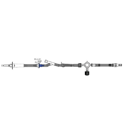 ICU Medical Primary Administration Set 15 Drops / mL Drip Rate 110 Inch Tubing 1 Port - M-519245-1288 - Case of 50