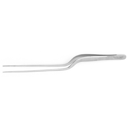 Miltex Dressing Forceps MeisterHand® Adson 8-1/4 Inch Length Surgical Grade German Stainless Steel NonSterile NonLocking Bayonet Handle Straight Delicate Serrated Tips - M-565674-2658 - Each