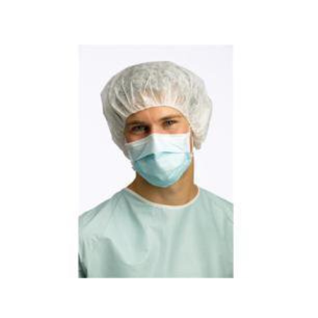 Molnlycke Surgical Mask Barrier® Extra Protection Anti-fog Pleated Earloops One Size Fits Most Blue NonSterile Not Rated - M-975882-3166 - Case of 500