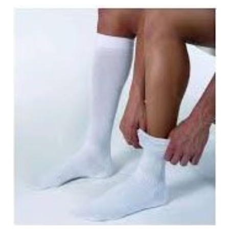 BSN Medical Compression Socks JOBST® ActiveWear Knee High Large Cool White Closed Toe - M-829698-3908 - Pair