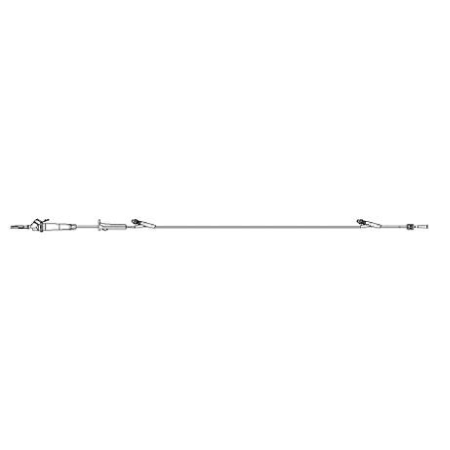 Becton Dickinson Primary Administration Set 60 Drops / mL Drip Rate 104 Inch Tubing 2 Ports - M-402191-2538 - Case of 100