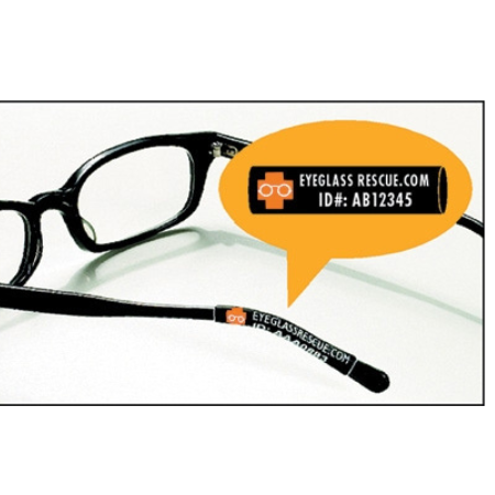 Eyeglass Rescue Identification and Protection Eyeglass Sleeves - M-700437-3927 - Kit of 1