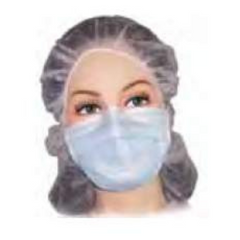 Precept Medical Products Surgical Mask Comfort-Plus™ Pleated Tie Closure One Size Fits Most Blue NonSterile Not Rated - M-554759-4397 - Box of 50