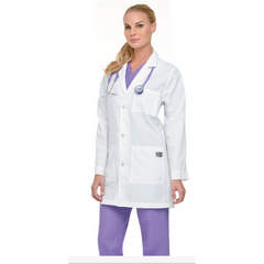 Landau Uniforms Lab Coat White X-Small Mid Length Reusable - M-1087986-3788 - Each
