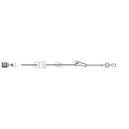 Becton Dickinson Extension Set SmartSite* 17 Inch Tubing 1 Port 5.0 mL Priming Volume DEHP - M-417839-1523 - Case of 100