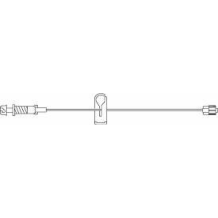 B. Braun Extension Set SafeLine* 7 Inch Tubing 1 Port 0.42 mL Priming Volume DEHP - M-284422-4659 - Case of 50