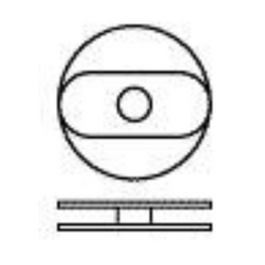 J & J Healthcare Systems Inguinal Hernia Repair Mesh Device Prolene Hernia System Nonabsorbable Polypropylene Monofilament 4 Inch Diameter Large Style Undyed Sterile - M-347535-2292 - Box of 3