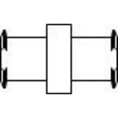 ICU Medical Double Connector - M-531854-4940 - Case of 100