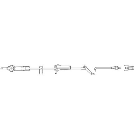 Baxter Primary Administration Set Interlink® 10 Drops / mL Drip Rate 76 Inch Tubing 1 Port - M-243019-1161 - Each