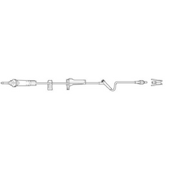 Baxter Primary Administration Set Interlink® 10 Drops / mL Drip Rate 76 Inch Tubing 1 Port - M-243019-1161 - Each