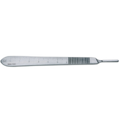 BR Surgical Scalpel Handle BR Surgical Stainless Steel Size 3 - M-493352-1658 - Each