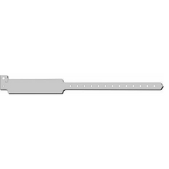 Precision Dynamics Identification Wristband Sentry® SuperBand® Write On Band Permanent Snap Without Legend - M-313871-2232 - Box of 500